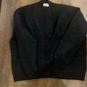 Acne studios navy cardigan XS